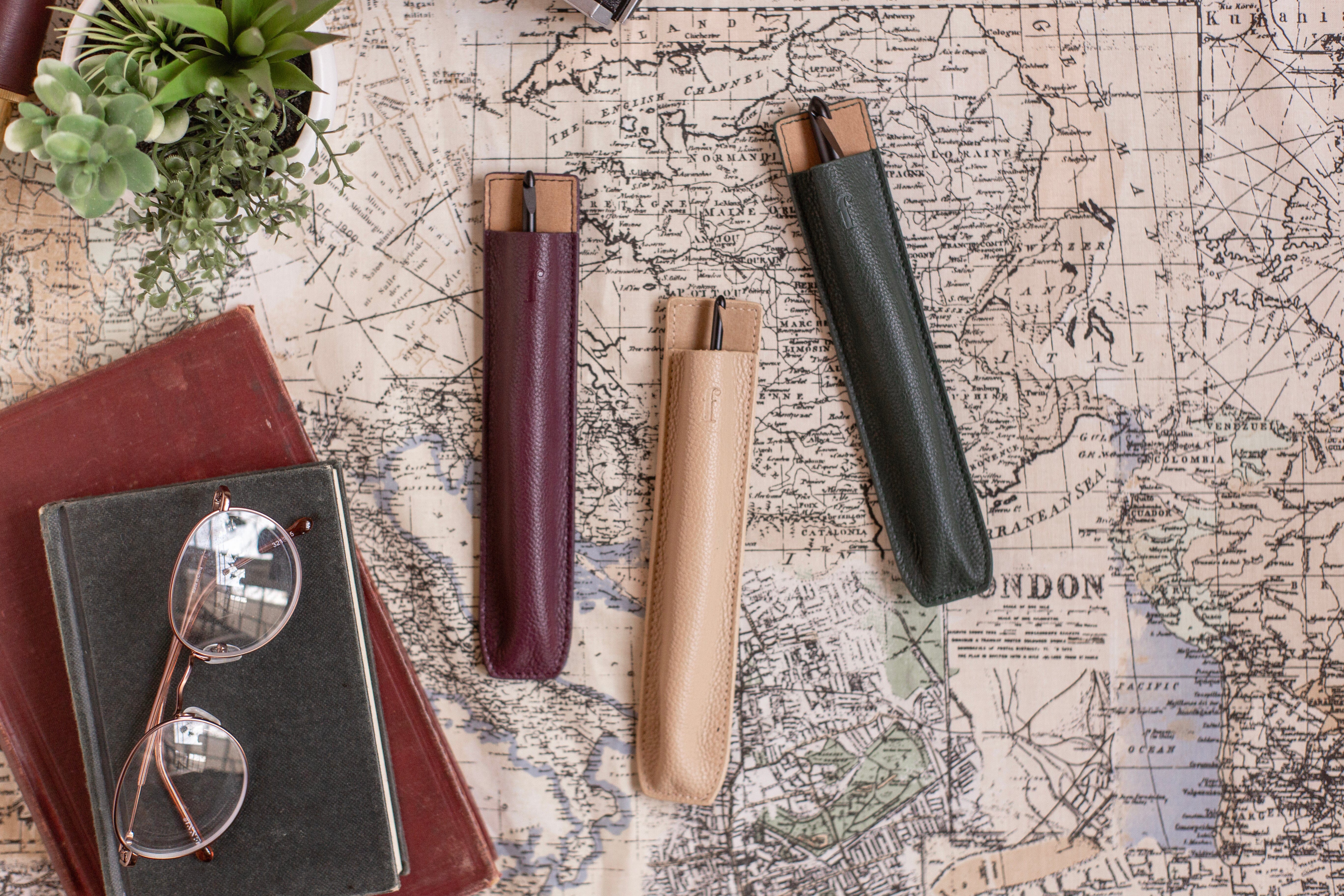 Companion Crochet Hook Sleeve in Leather Leather Accessories FurlsCrochet 