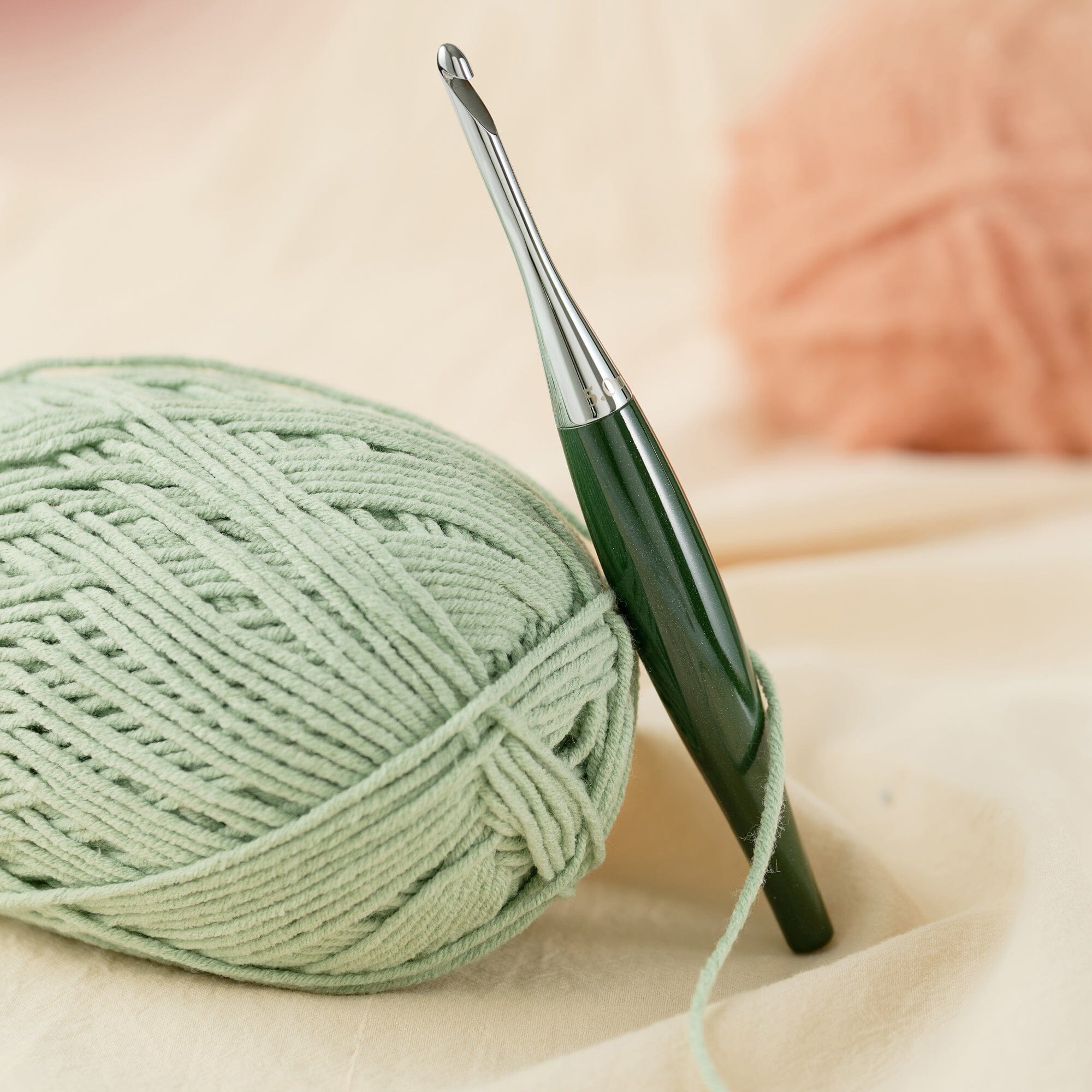 Odyssey® II Crochet Hook in Hunter Odyssey II FurlsCrochet 